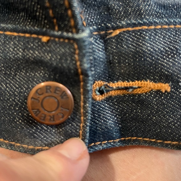 Vintage J.Crew Jean Jacket Dark Rinse (Circa 2000) women's - Picture 16 of 16